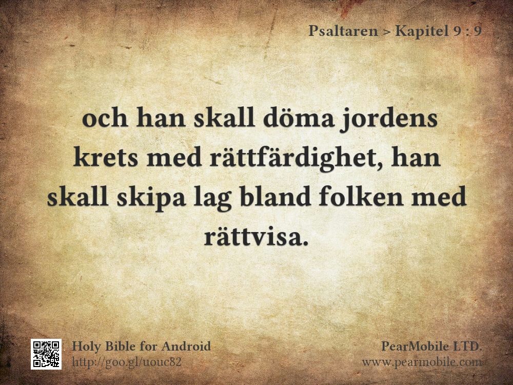 Psaltaren, Kapitel 9:9